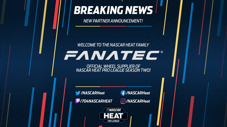 Fanatec named as official wheel partner for eNASCAR Heat Pro League